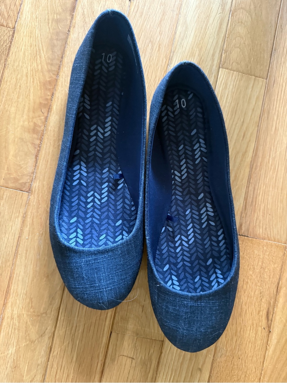 Time and Tru Women's Demin Slip-On Flats
